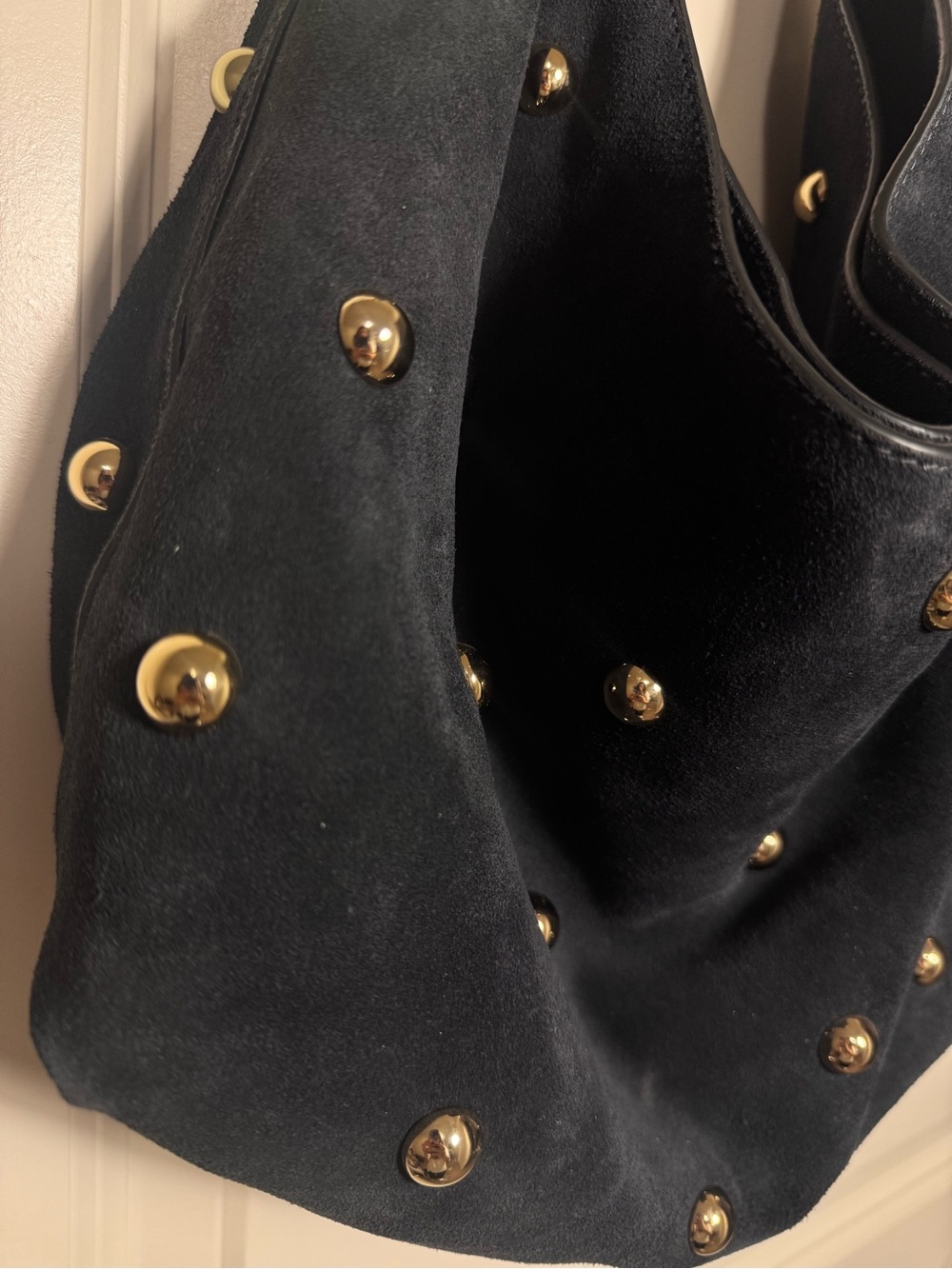 Madewell Suede Slouchy black Shoulder Bag NWT - Picture 8 of 8